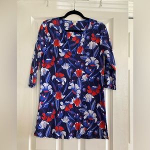 J. Crew Cotton Gauze Tunic Floral Print